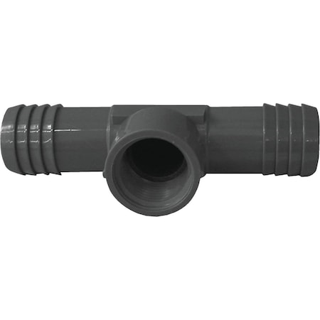 Boshart 1 In. x 1 In. x 3/4 In. FIP Combination Polypropylene Insert Tee UPVCFRT-101007